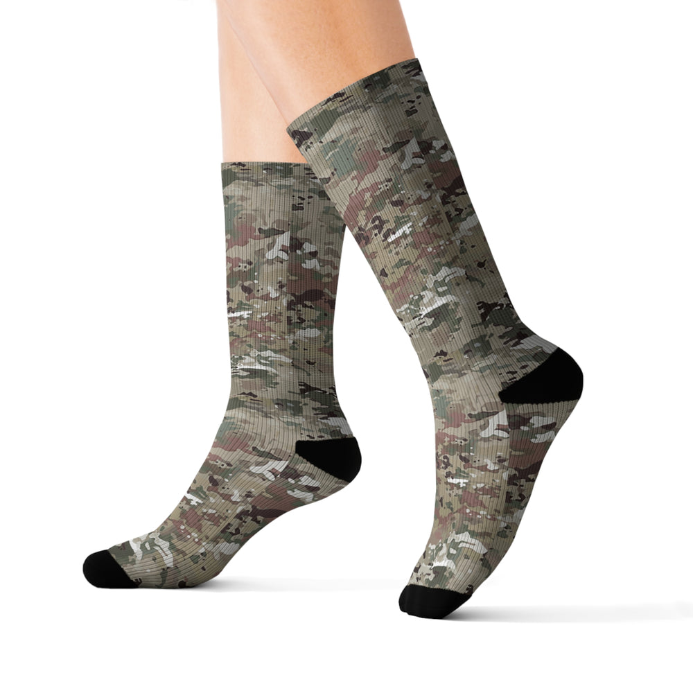 Scorpion Camouflage Sublimation Socks By Equippage.com