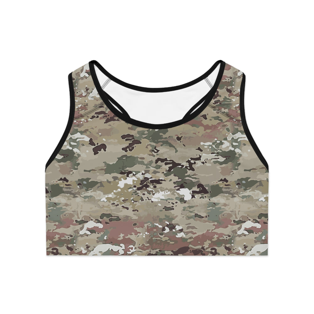 Scorpion Camouflage Sports Bra By Equippage.com