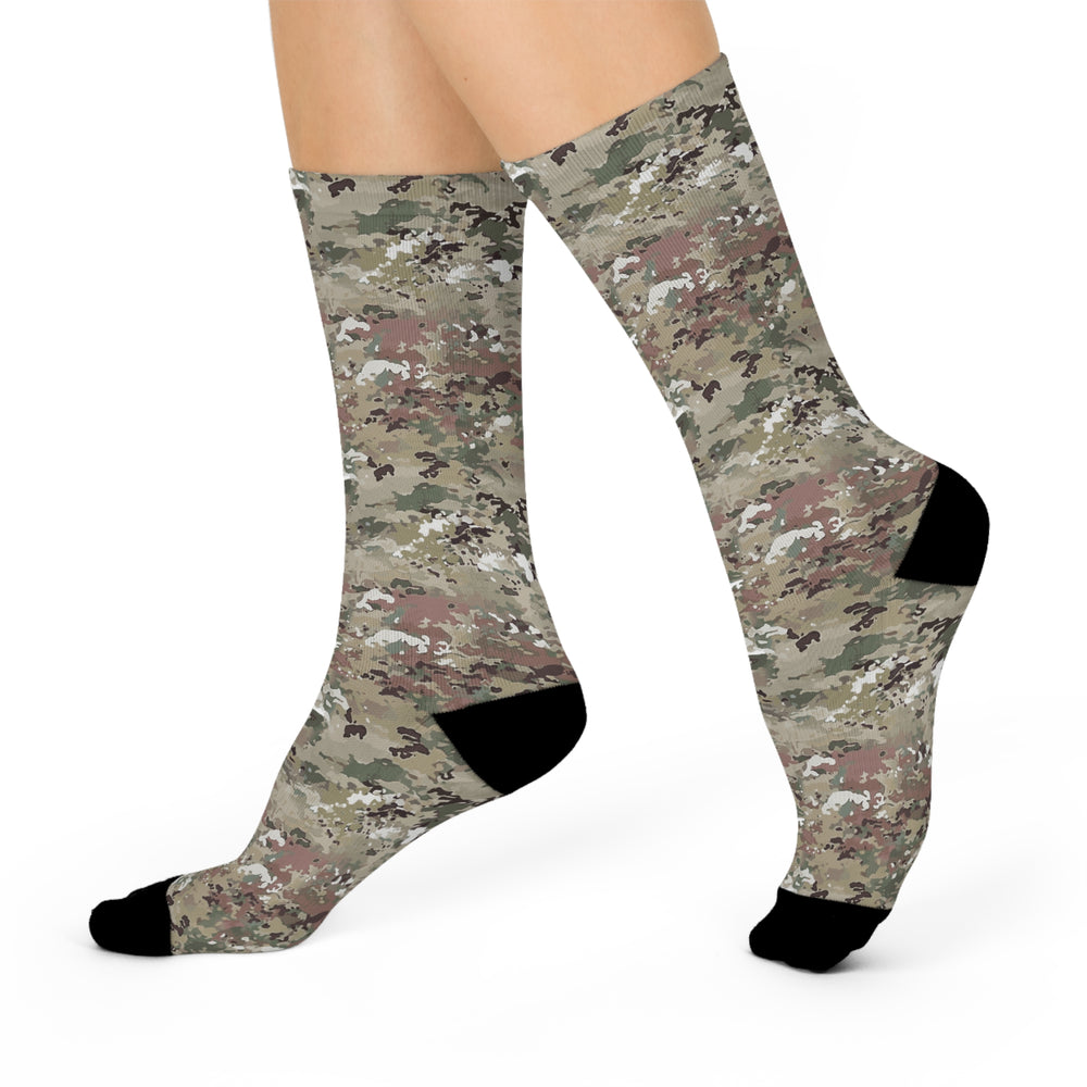 Scorpion Camouflage Cushioned Crew Socks By Equippage.com