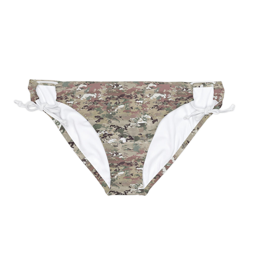 Scorpion Camouflage Loop Tie Side Bikini Bottom By Equippage.com