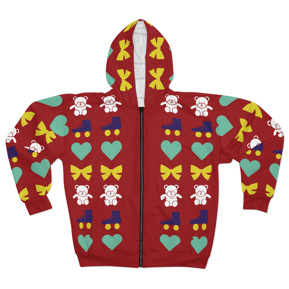 Swiftly Americana Taylor Swift Christmas Tree Farm Zip Hoodie by Equippage.com