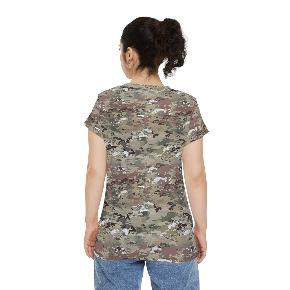 Scorpion Camouflage Women's Short Sleeve Shirt By Equippage.com