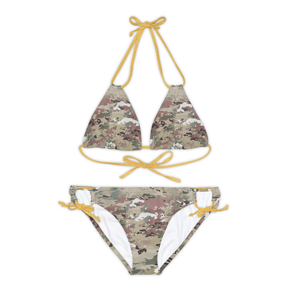 Scorpion Camouflage Strappy Bikini Set By Equippage.com