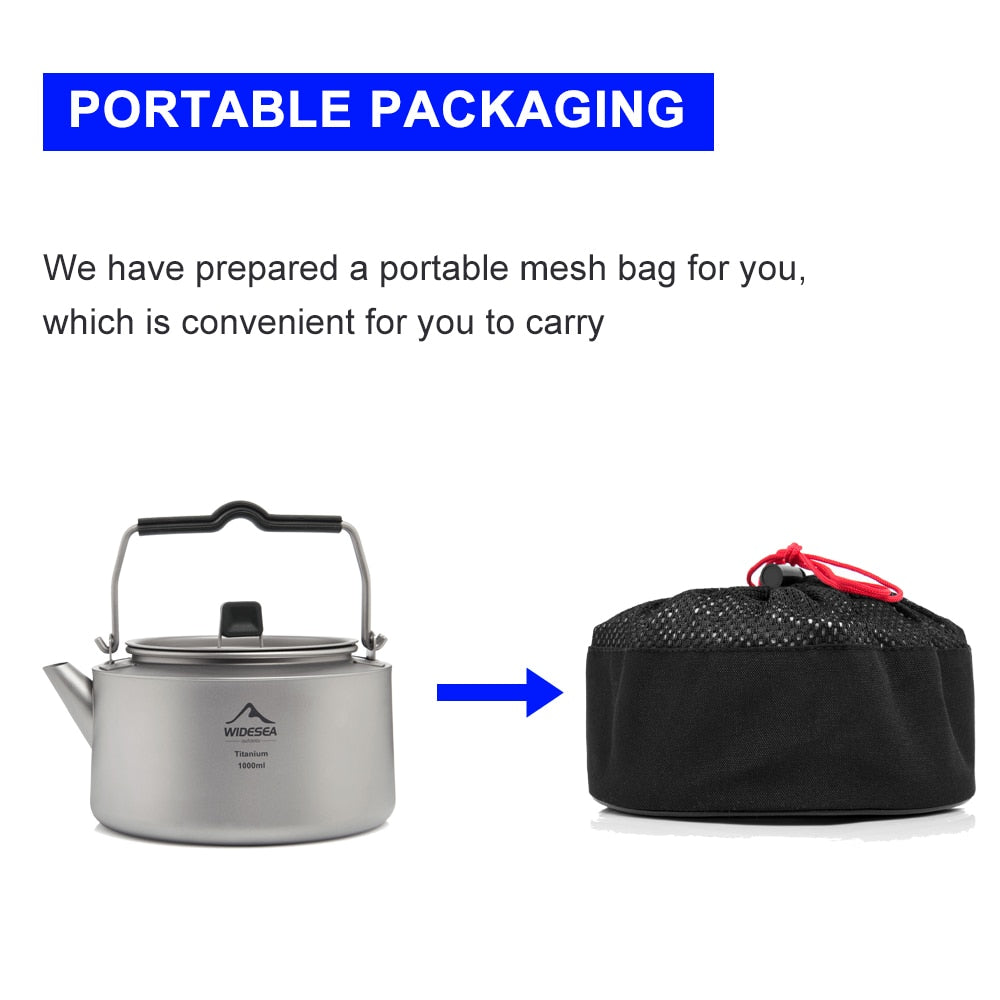 Widesea Camping Titanium Kettle