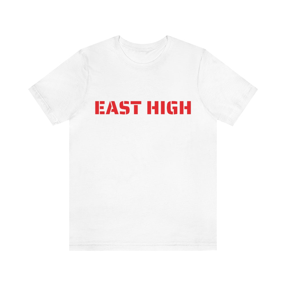 EAST HIGH Leopards Salt Lake City Utah Unisex Jersey Short Sleeve Tee from Equippage.com