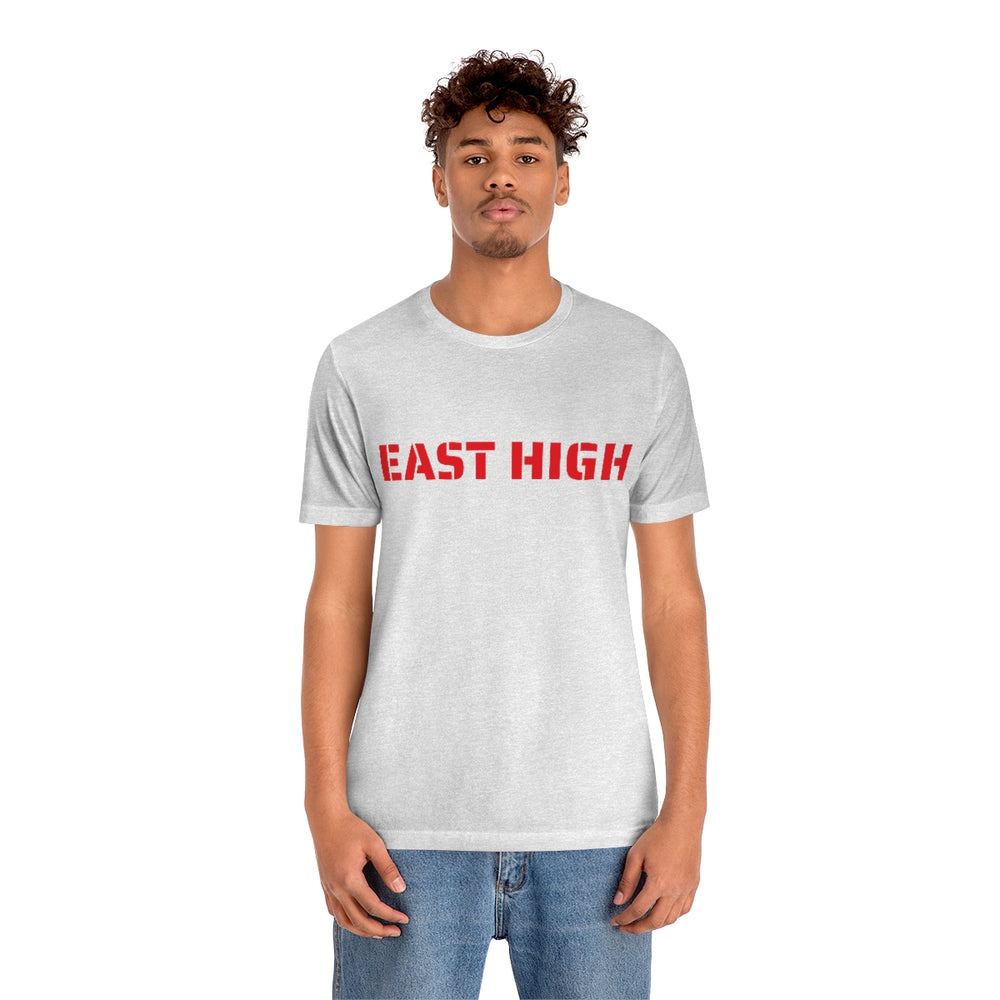EAST HIGH Leopards Salt Lake City Utah Unisex Jersey Short Sleeve Tee from Equippage.com
