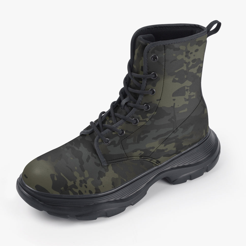 Equippage Casual Leather Black MultiCam Boots