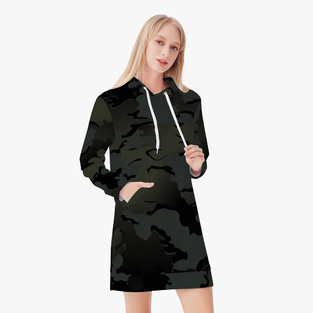 BJMC Women's AOP Hoodie Dress