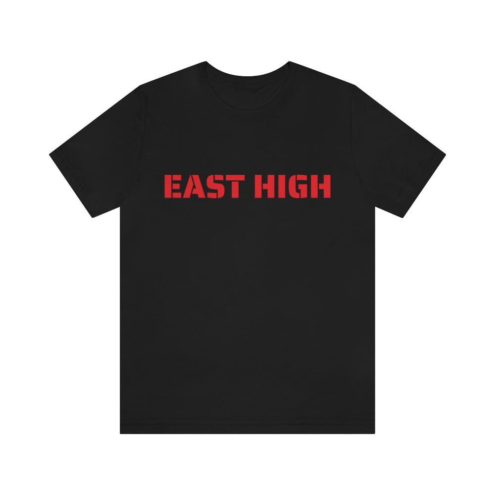 EAST HIGH Leopards Salt Lake City Utah Unisex Jersey Short Sleeve Tee from Equippage.com