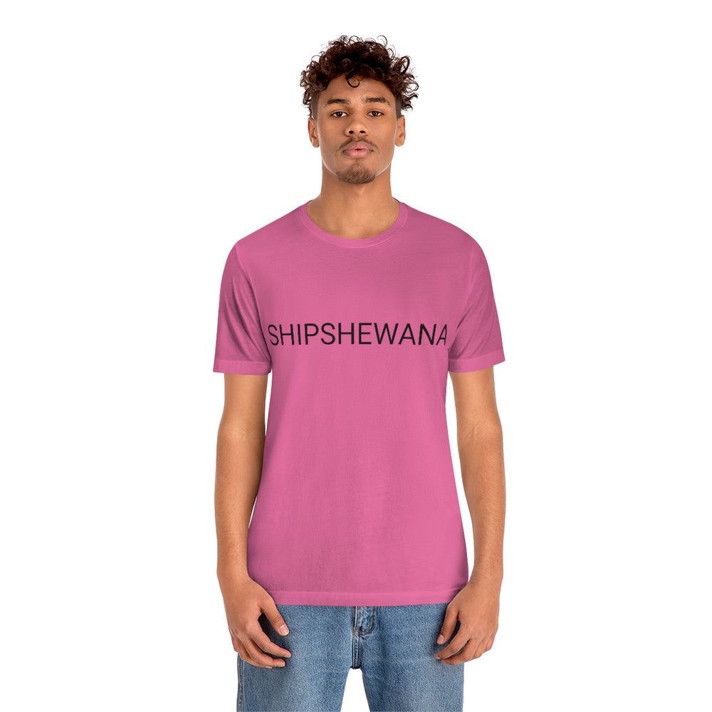 SHIPSHEWANA Indiana Unisex Jersey Short Sleeve Tee by Equippage.com