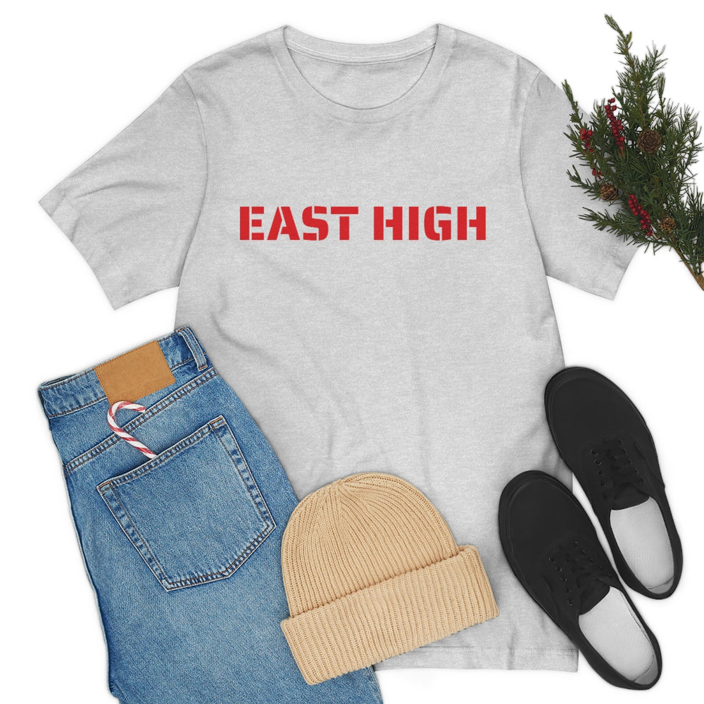 EAST HIGH Leopards Salt Lake City Utah Unisex Jersey Short Sleeve Tee from Equippage.com