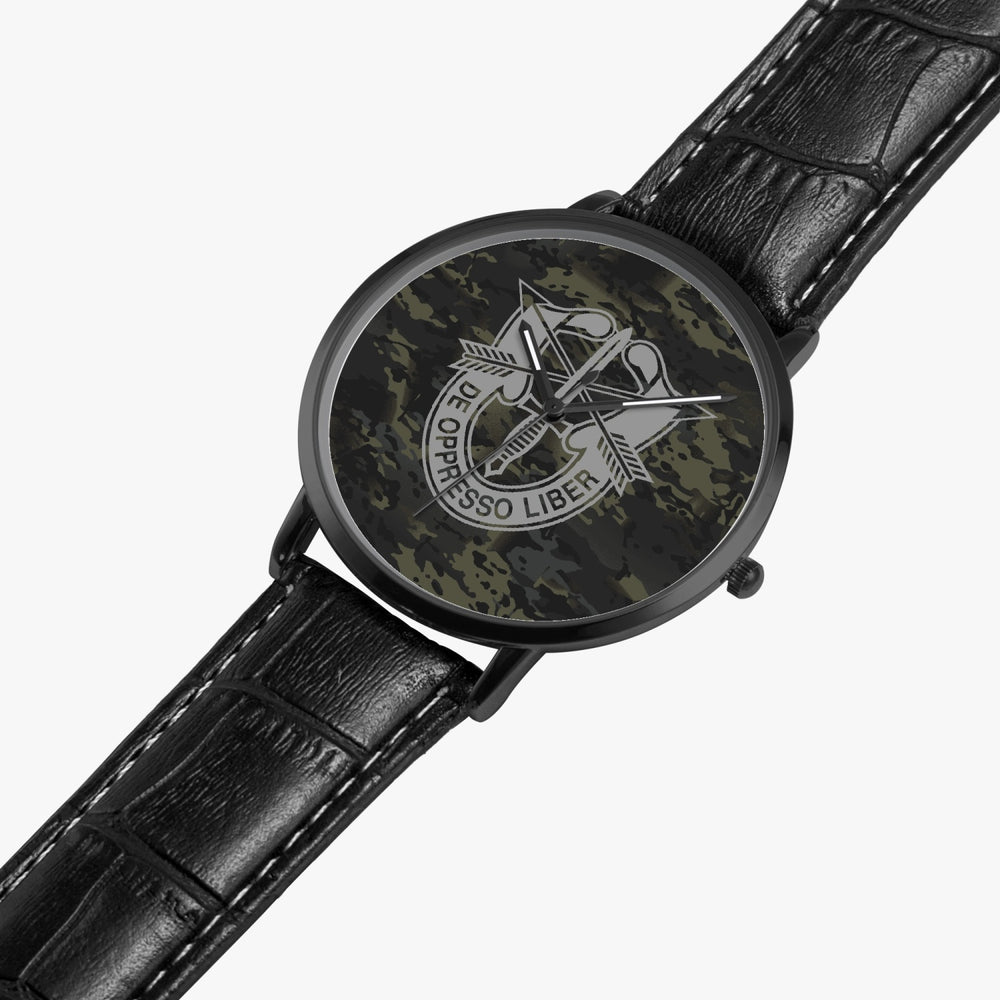Equippage Black MultiCam Quartz watch