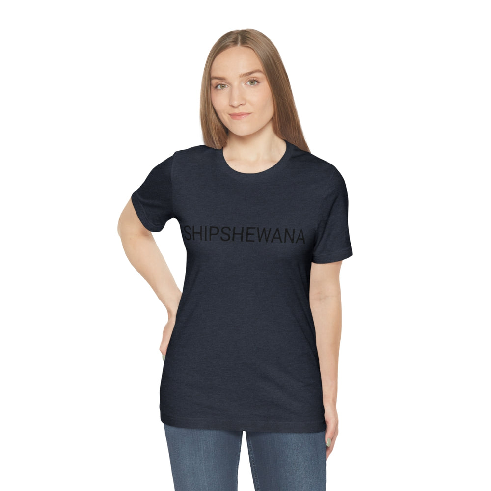 SHIPSHEWANA Indiana Unisex Jersey Short Sleeve Tee by Equippage.com