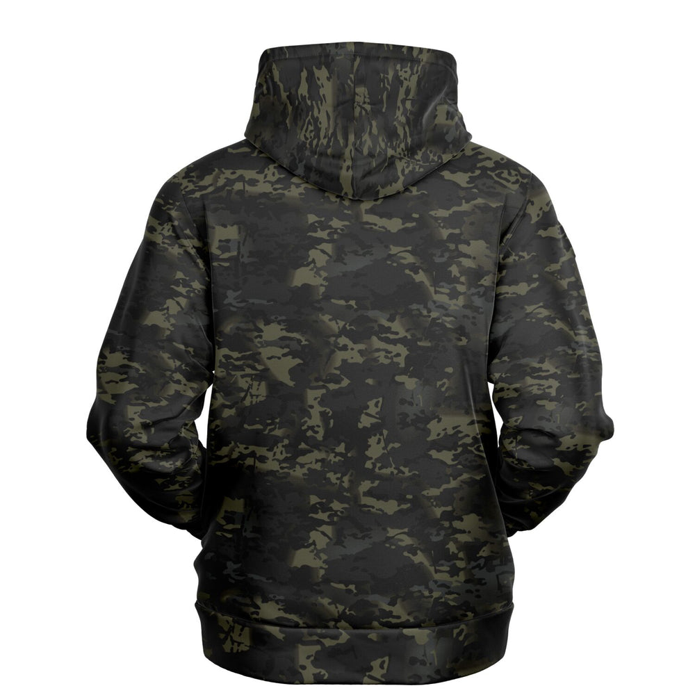 Equippage Black MultiCam Athletic Hoodie - AOP