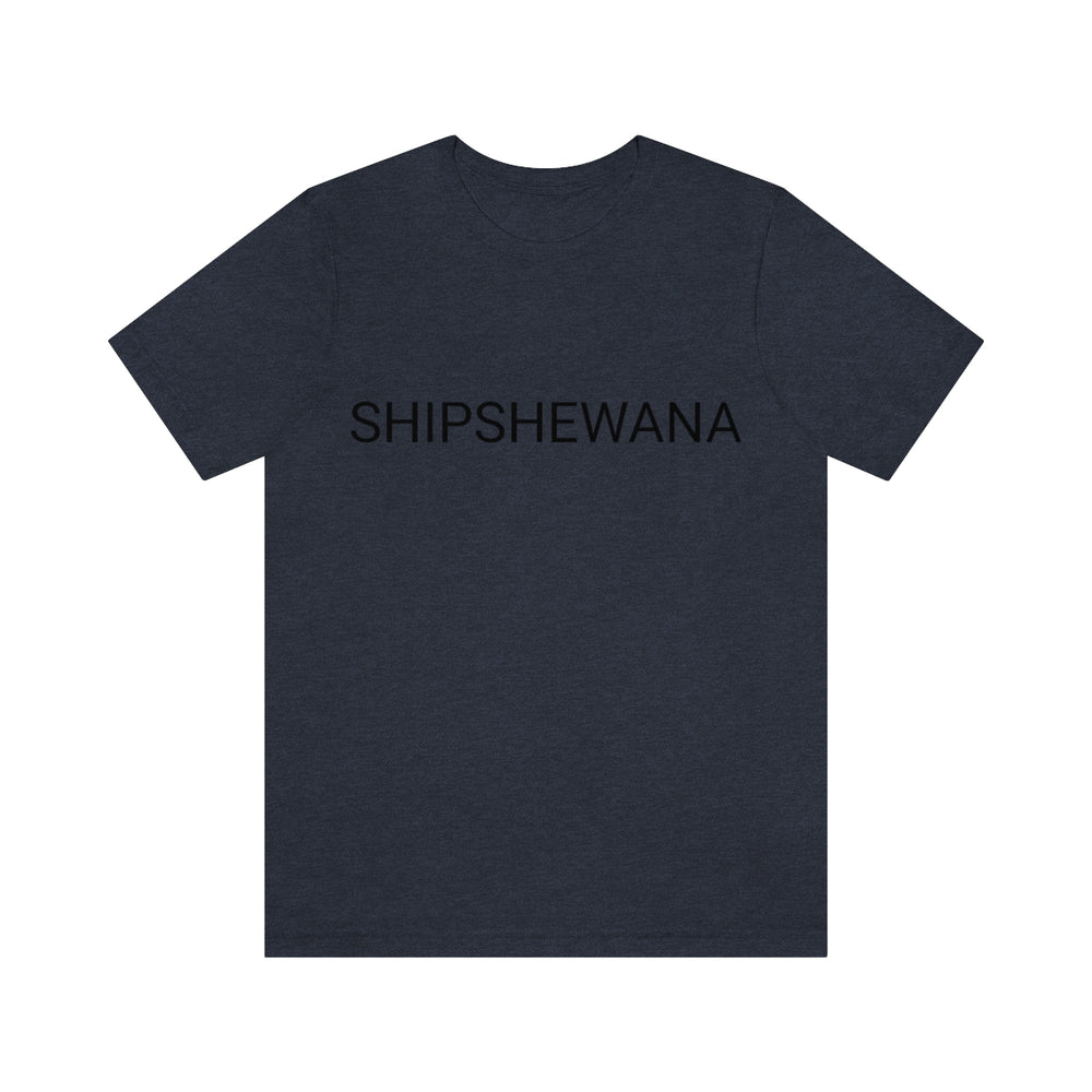 SHIPSHEWANA Indiana Unisex Jersey Short Sleeve Tee by Equippage.com