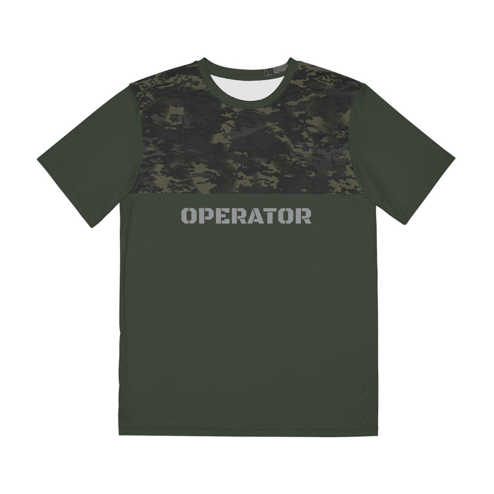 Equippage BMC Green Stripe Operator Polyester Tee