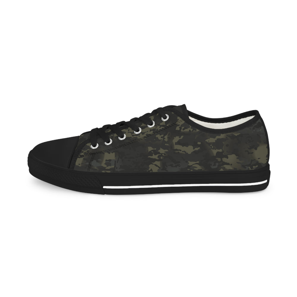 Equippage Black MultiCam Men's Low Top Sneakers