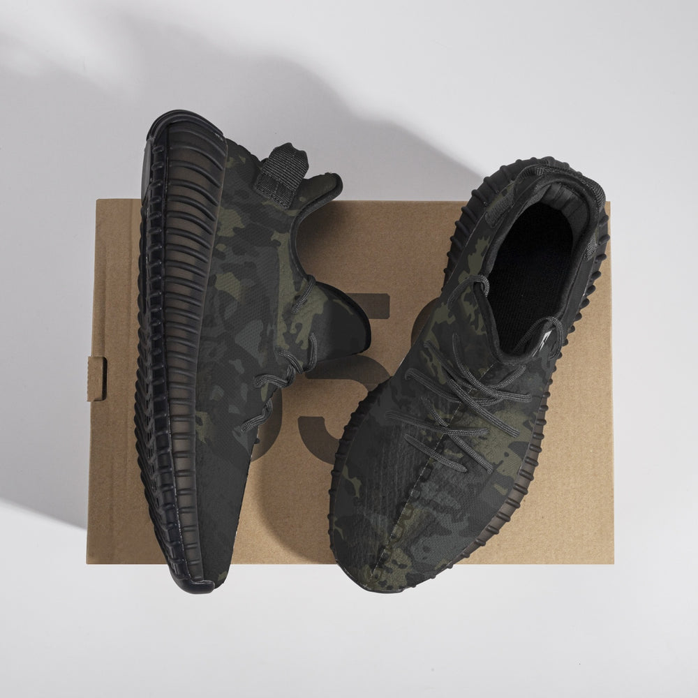 Equippage Black MultiCam Unisex Mesh Knit Sneakers