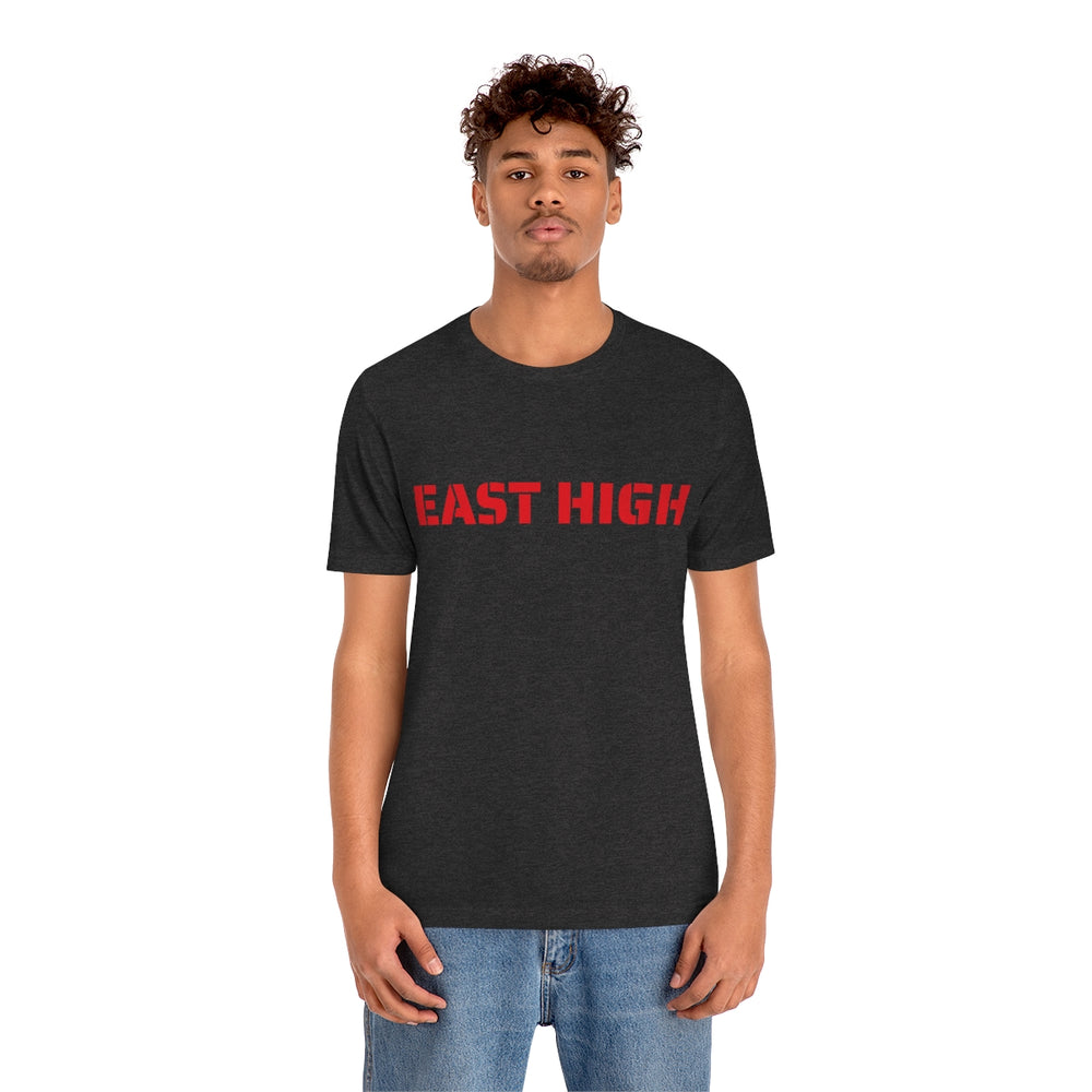 EAST HIGH Leopards Salt Lake City Utah Unisex Jersey Short Sleeve Tee from Equippage.com