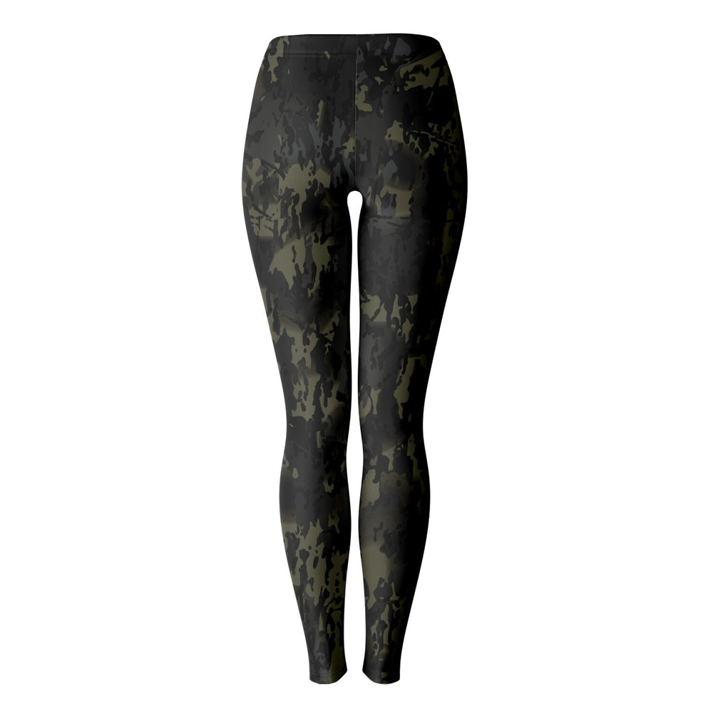 Equippage Black MultiCam Women's Legging - AOP