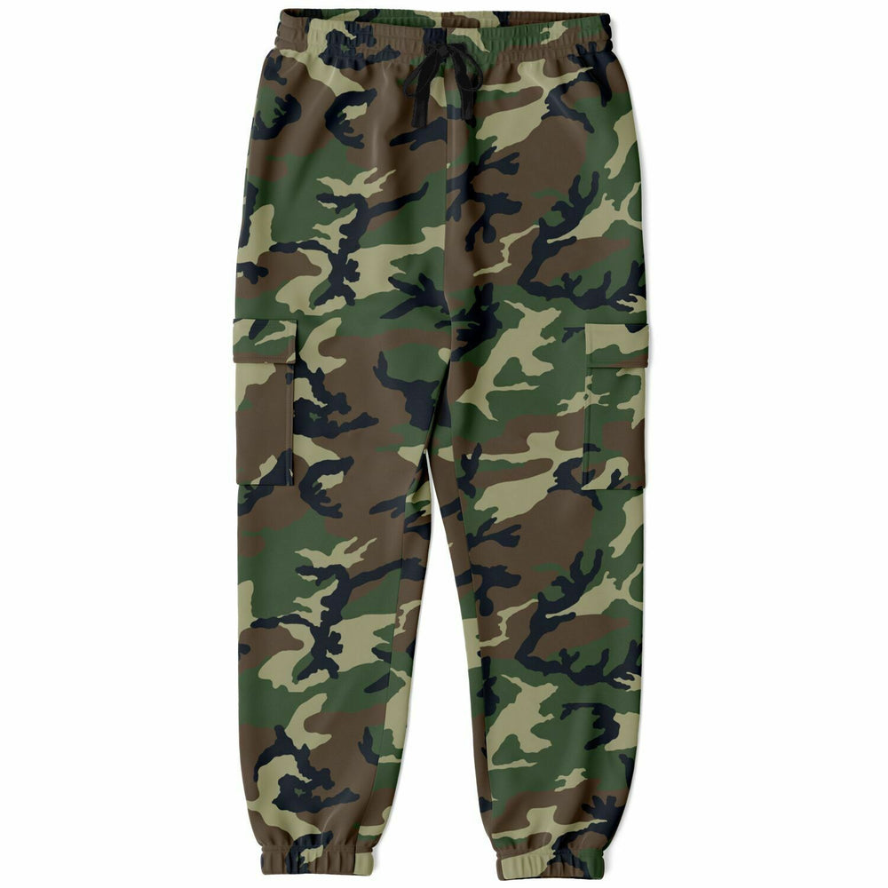 Equippage Woodland Camou Fashion Cargo Sweatpants