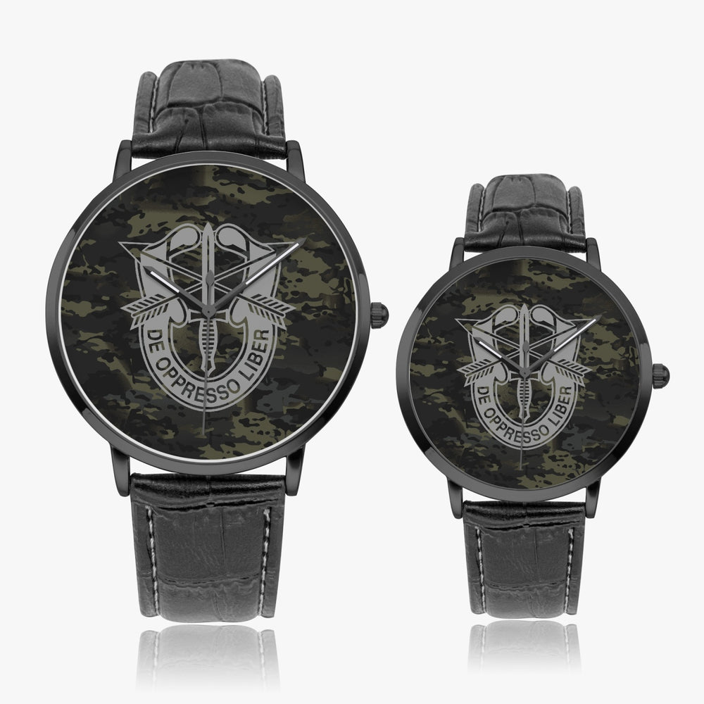 Equippage Black MultiCam Quartz watch