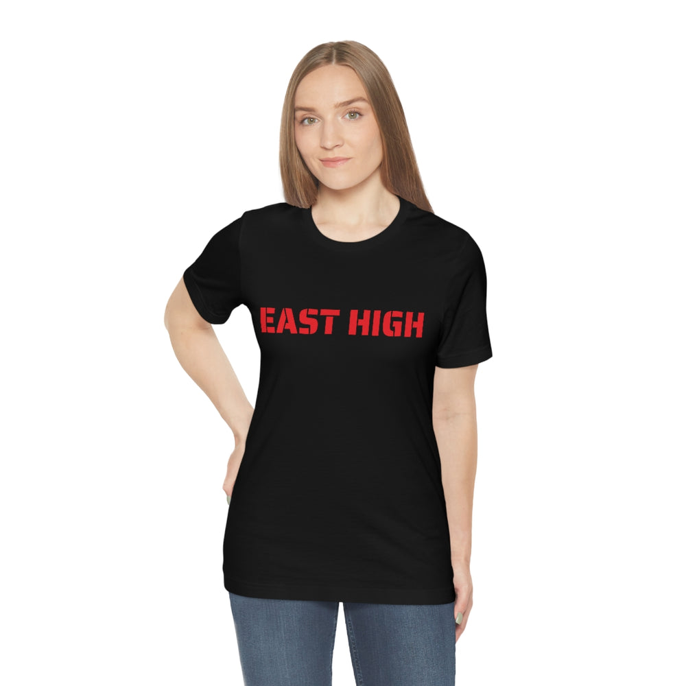 EAST HIGH Leopards Salt Lake City Utah Unisex Jersey Short Sleeve Tee from Equippage.com