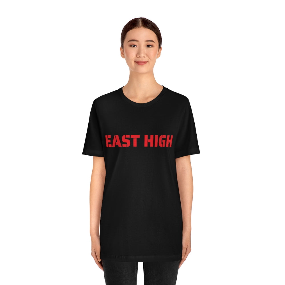 EAST HIGH Leopards Salt Lake City Utah Unisex Jersey Short Sleeve Tee from Equippage.com