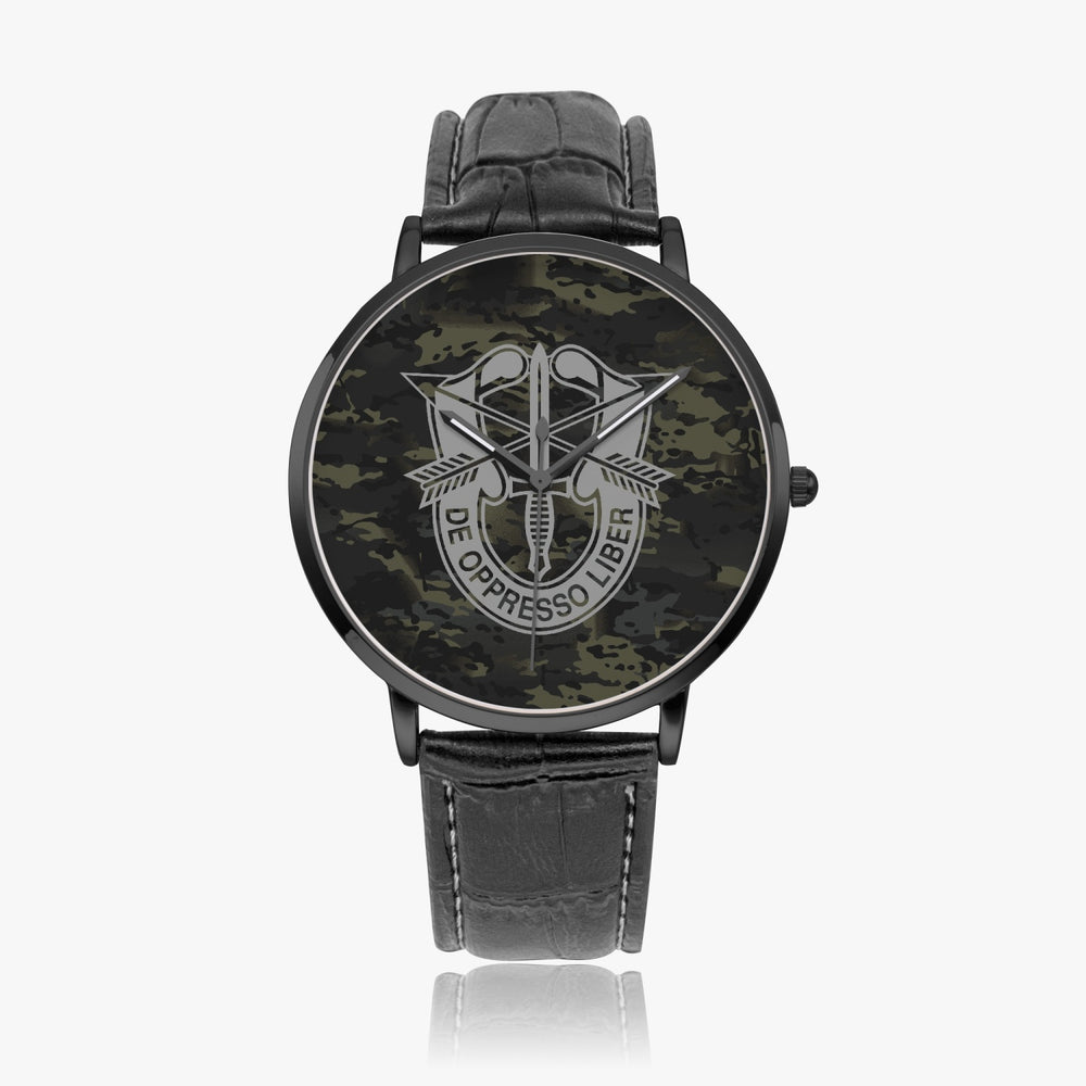 Equippage Black MultiCam Quartz watch