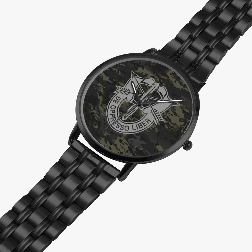 Equippage Black MultiCam Quartz watch