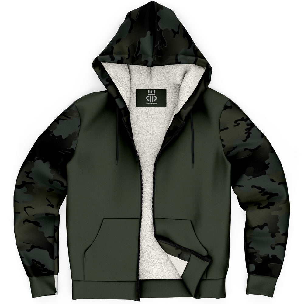 BJMC Stripe Microfleece Ziphoodie