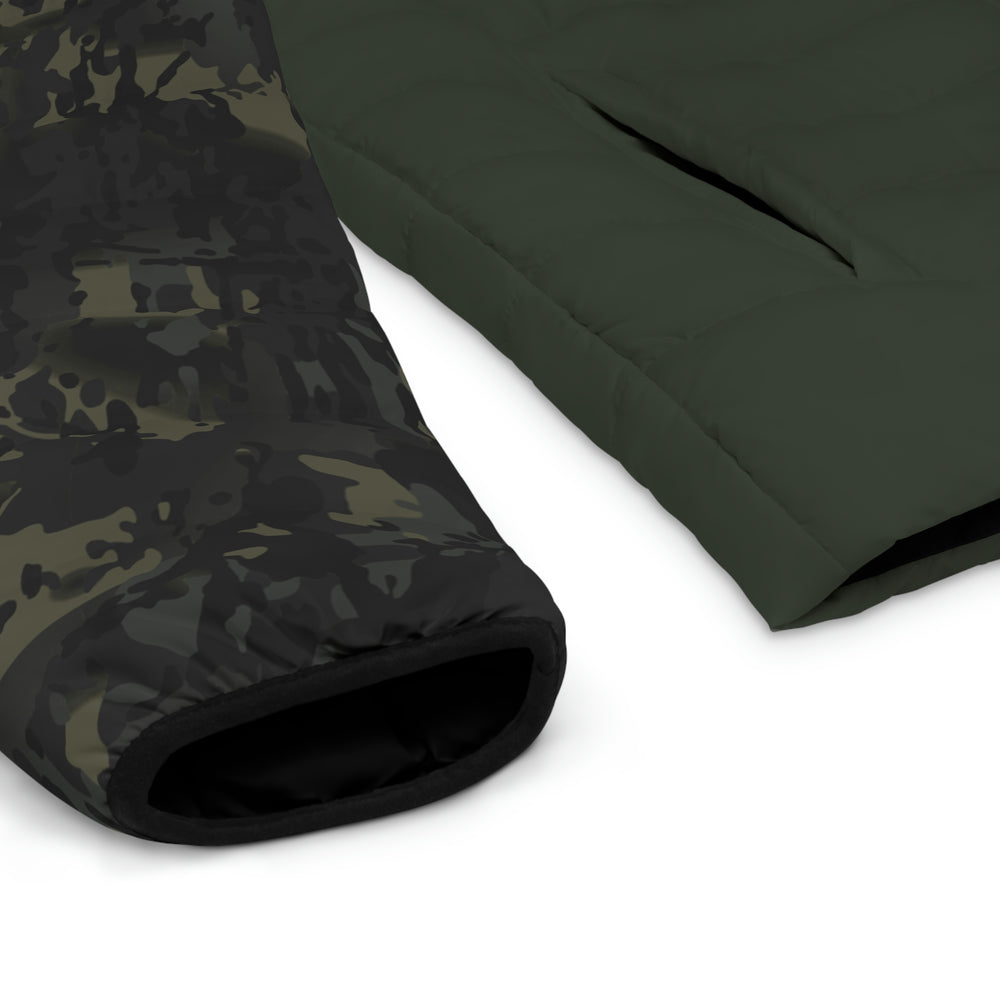 Equippage BMC USMC Green Stripe Men's Puffer Jacket