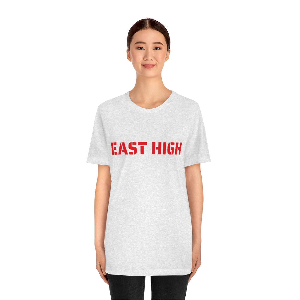 EAST HIGH Leopards Salt Lake City Utah Unisex Jersey Short Sleeve Tee from Equippage.com