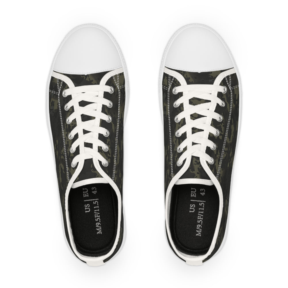 Equippage Black MultiCam Men's Low Top Sneakers