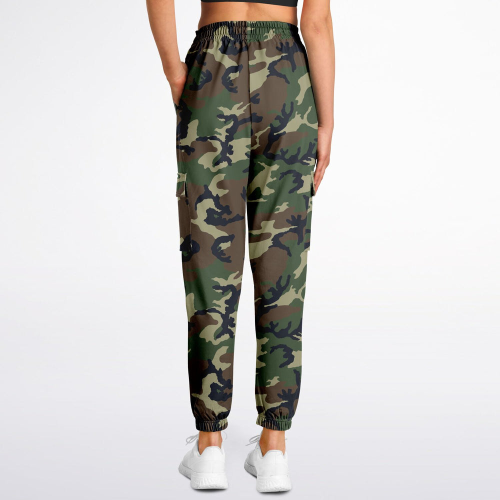 Equippage Woodland Camou Fashion Cargo Sweatpants