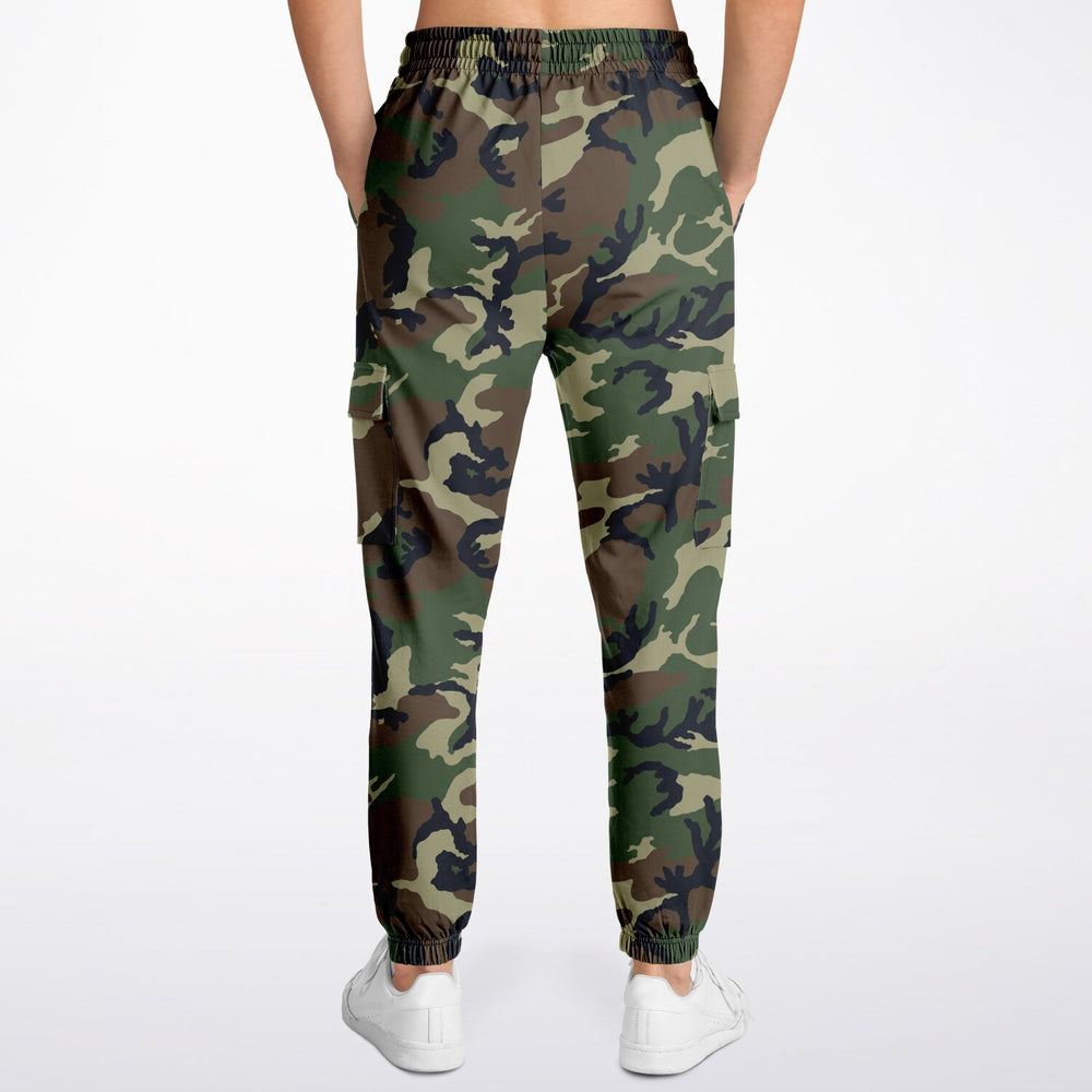 Equippage Woodland Camou Fashion Cargo Sweatpants