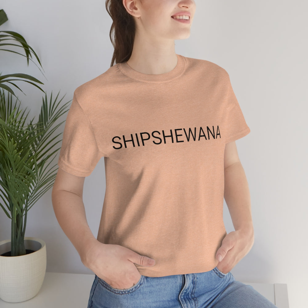 SHIPSHEWANA Indiana Unisex Jersey Short Sleeve Tee by Equippage.com