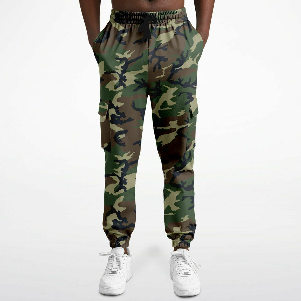 Equippage Woodland Camou Fashion Cargo Sweatpants