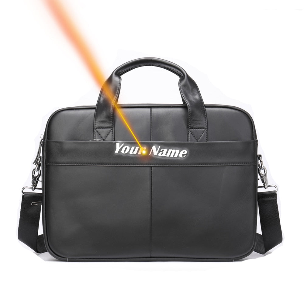 WESTAL Genuine Leather Messenger Bag