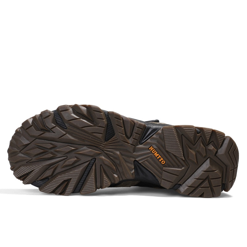 HUMTTO Outdoor Leather Trekking Boots