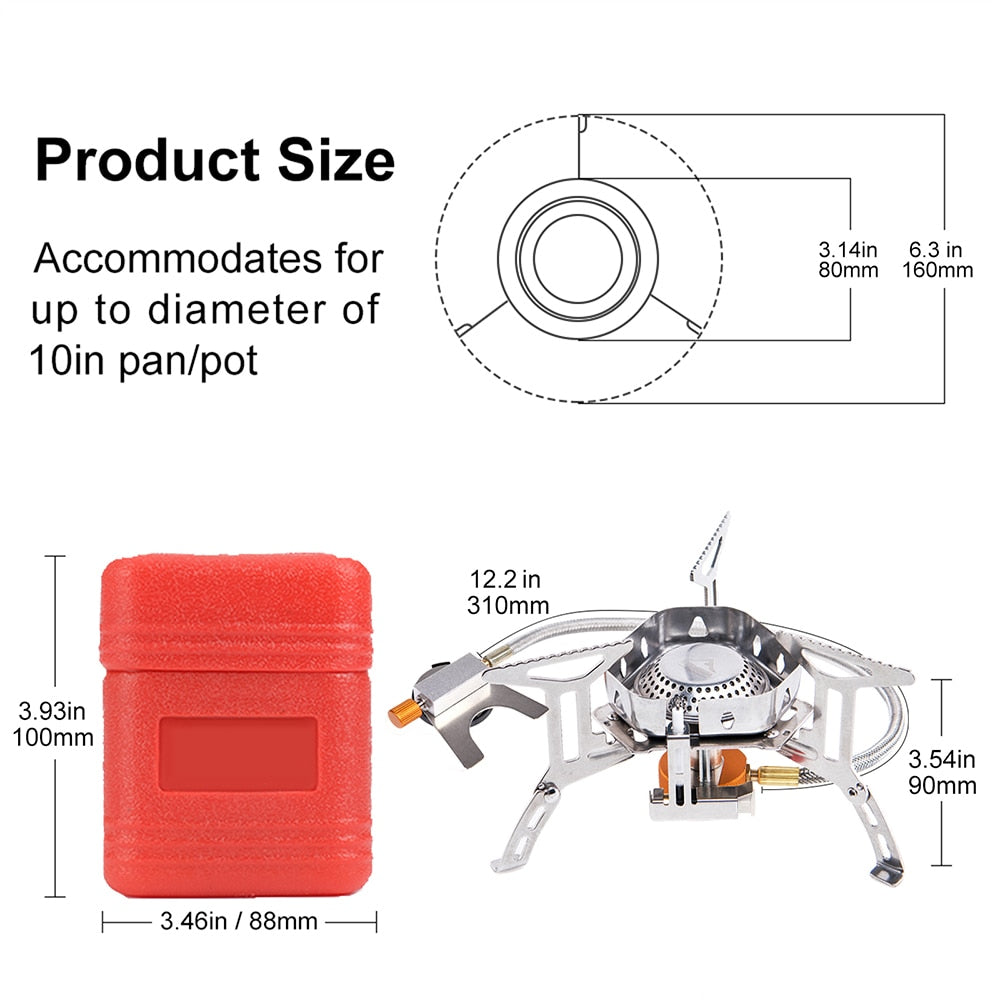 Widesea Outdoor Camping Gas Burner