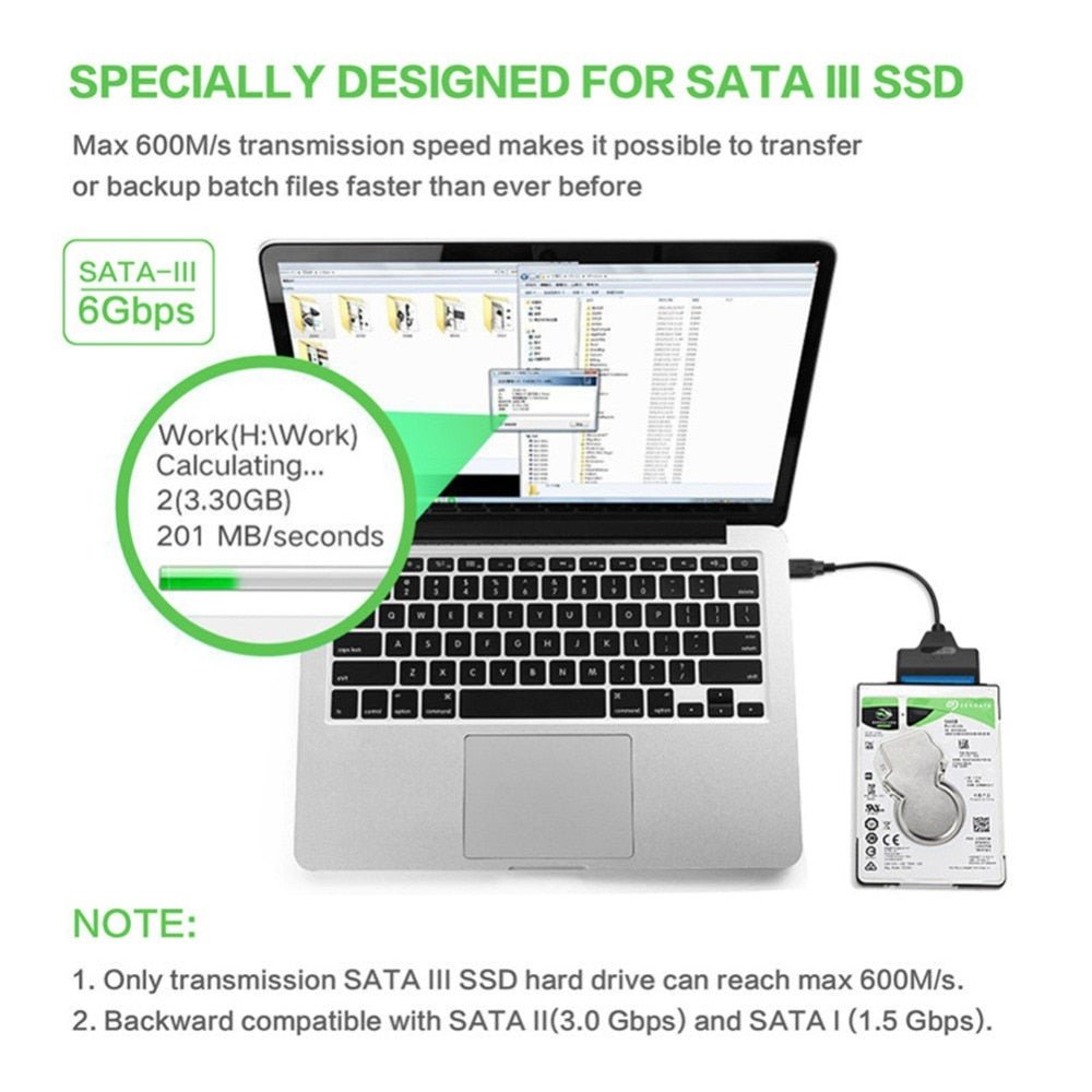 Hard Drive SATA 3.0 to 22 Pin Adapter