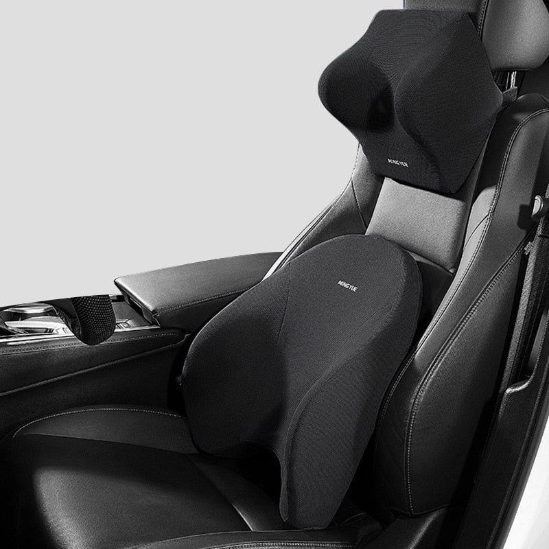 Car Lumbar & Neck Pillow Support