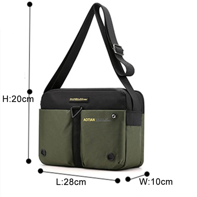Scione Casual Travel Waterproof Shoulder Bag