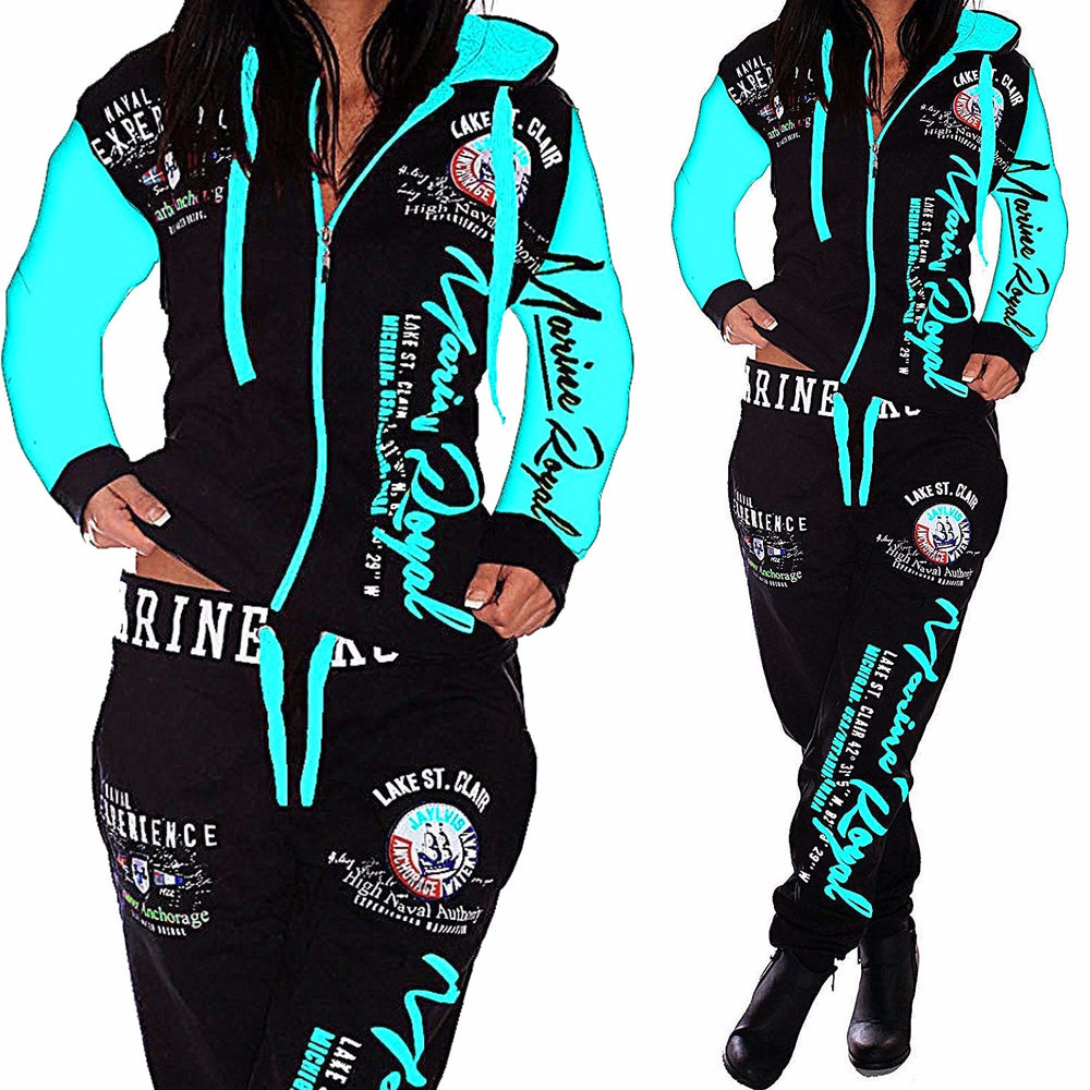ZOGAA Printed Women Tracksuit