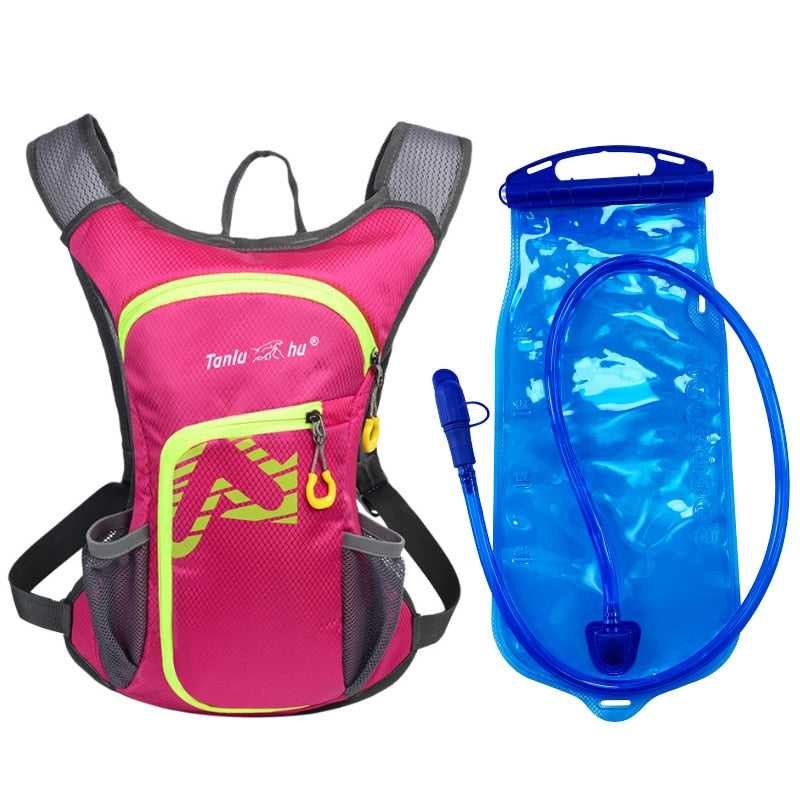 Bike Ride Cycling Pack Outdoor Sport Knapsack Running Jogging Hiking Marathon Climbing Travel Backpack Hydration Water Bag Place