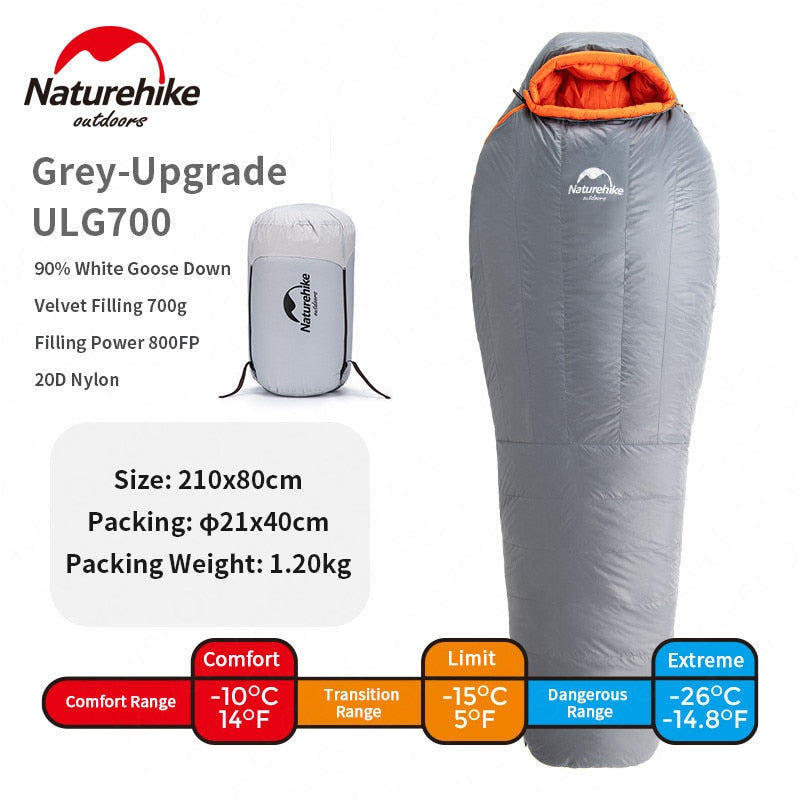 Naturehike Goose Down Mummy Sleeping Bags