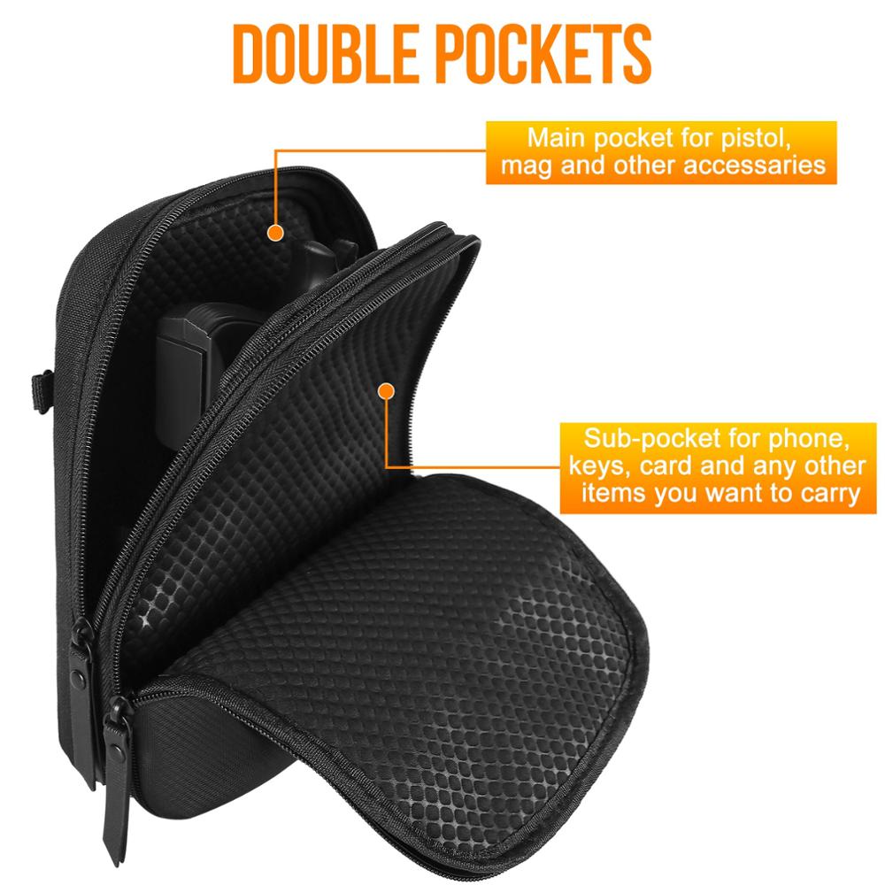 Tactical Handgun Pistol Holster Shoulder Bag