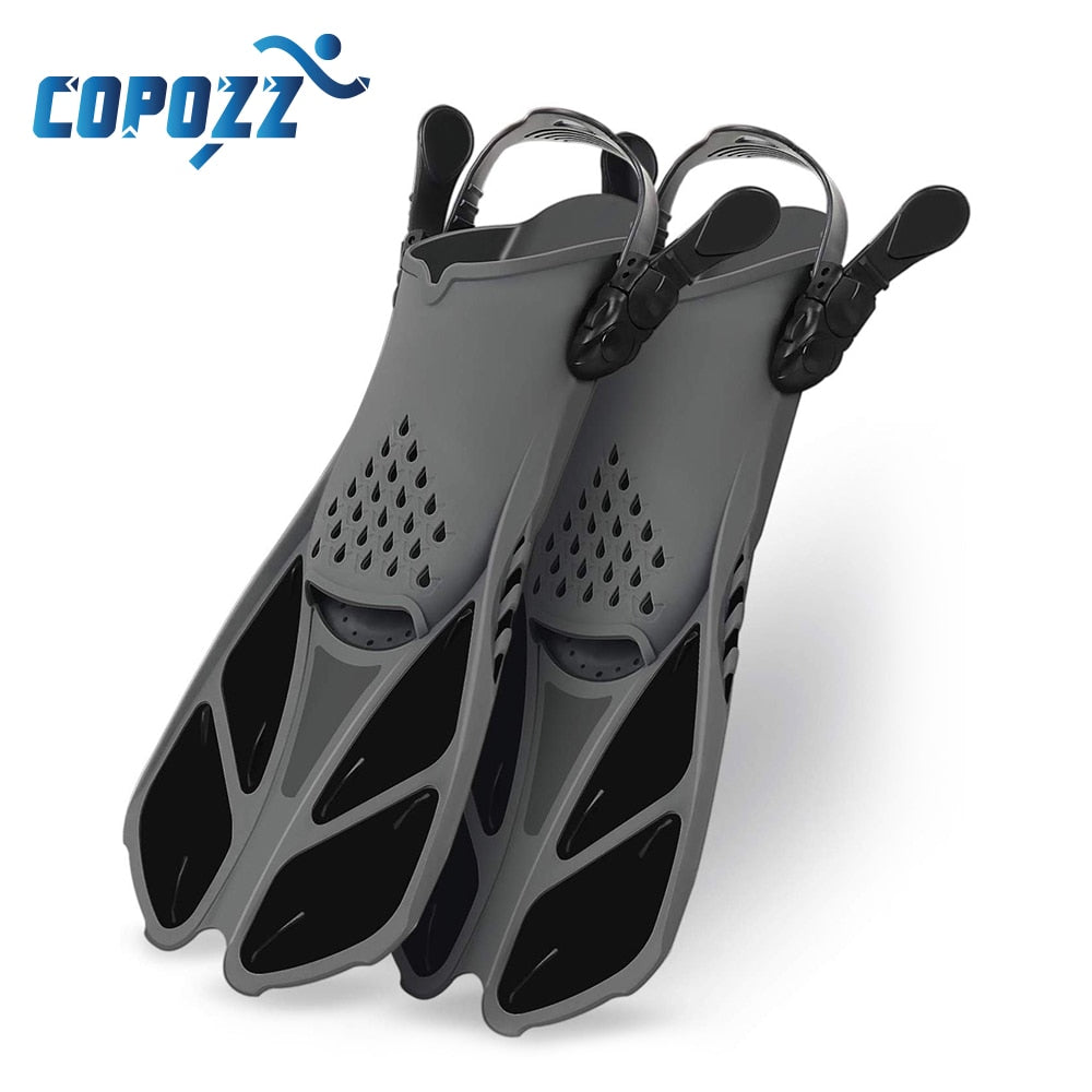 COPOZZ Adjustable Swimming Foot Flippers