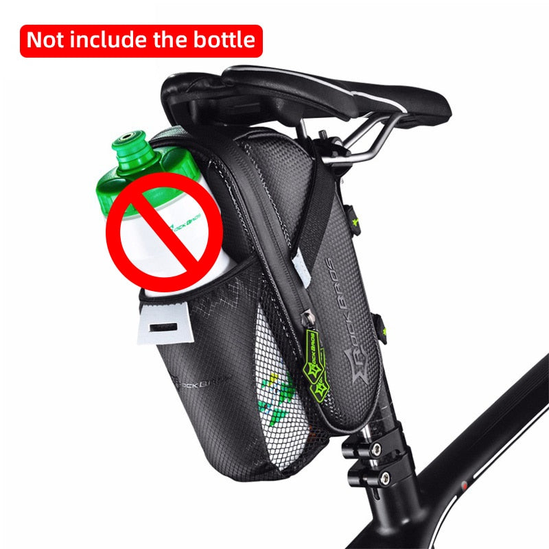 ROCKBROS Rainproof Bicycle Rear Bag With Water Bottle Pocket